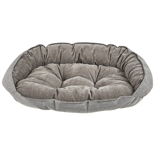 Bowsers Pet Crescent Bolstered Nesting Dog Bed — Truffle