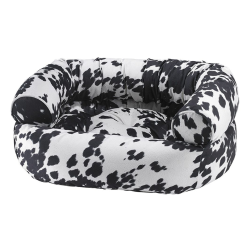 Bowsers Pet MicroVelvet Double Donut Bolstered Nest Dog Bed — Wrangler