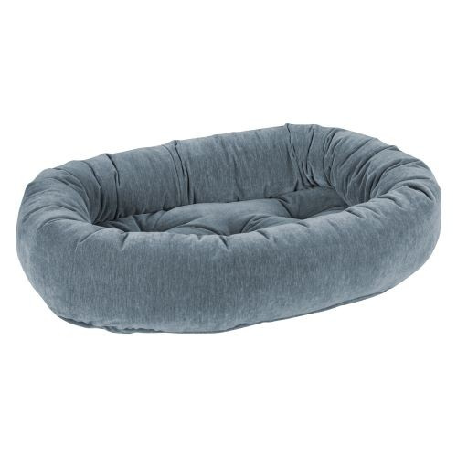 Bowsers Pet Chenile Donut Bolstered Nesting Dog Bed — Mineral