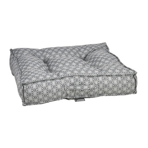 Bowsers Pet Jacquard Tufted Square Piazza Nesting Dog Bed — Mercury