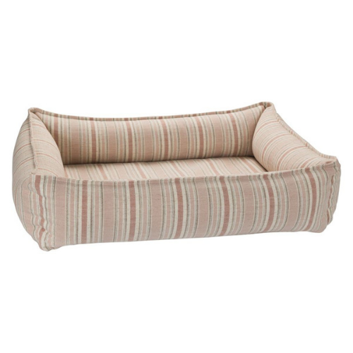 Bowsers MicroLinen Urban Lounger Nesting Dog Bed — Sanibel Stripe
