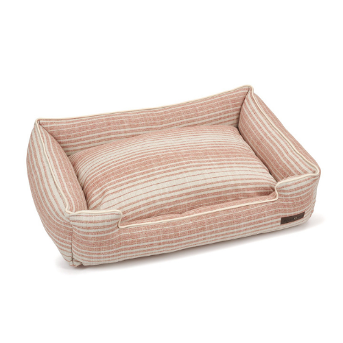 Jax & Bones Lounge Rectangular Nesting Dog Bed — Hampton Blush