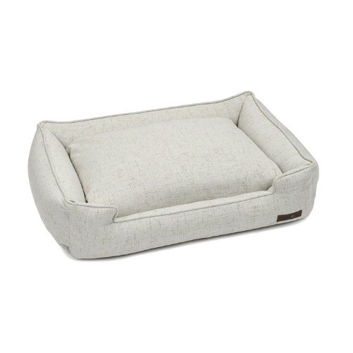 Jax & Bones Lounge Rectangular Nesting Dog Bed — Lark Ivory