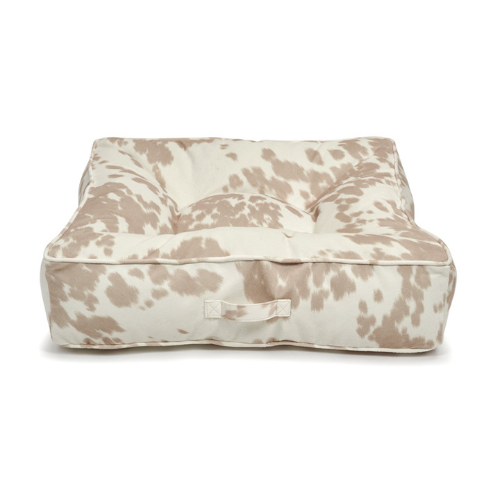 Jax & Bones Tufted Pillow Square Dog Bed — Udder Taupe