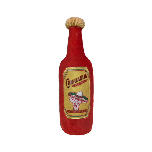 Lulubelles Power Plush Chihuahua Hot Sauce Dog Toy