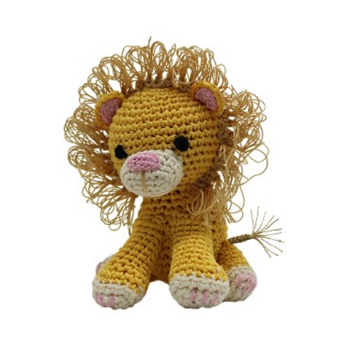 King Lion Mirage Pet Flys Knit Knacks Organic Cotton Dog Squeaky Toy