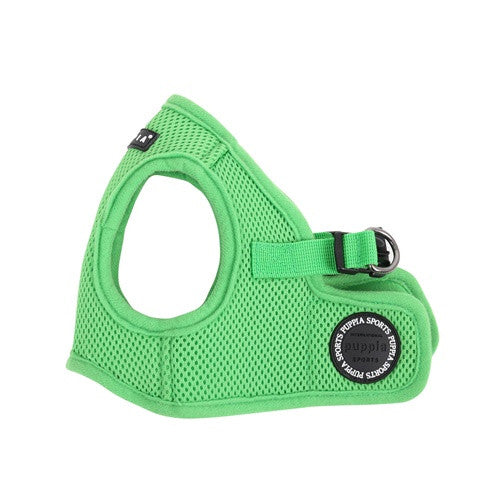 PUPPIA Soft Vest B Air Mesh Adjustable Dog Harness — Green