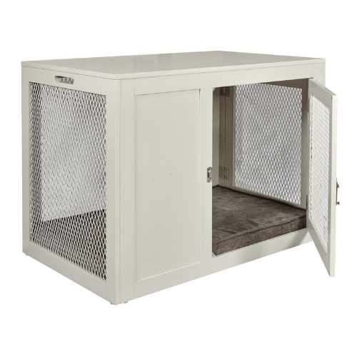 Bowsers Pet Products Fresno Contemporary Dog Crate Angled View