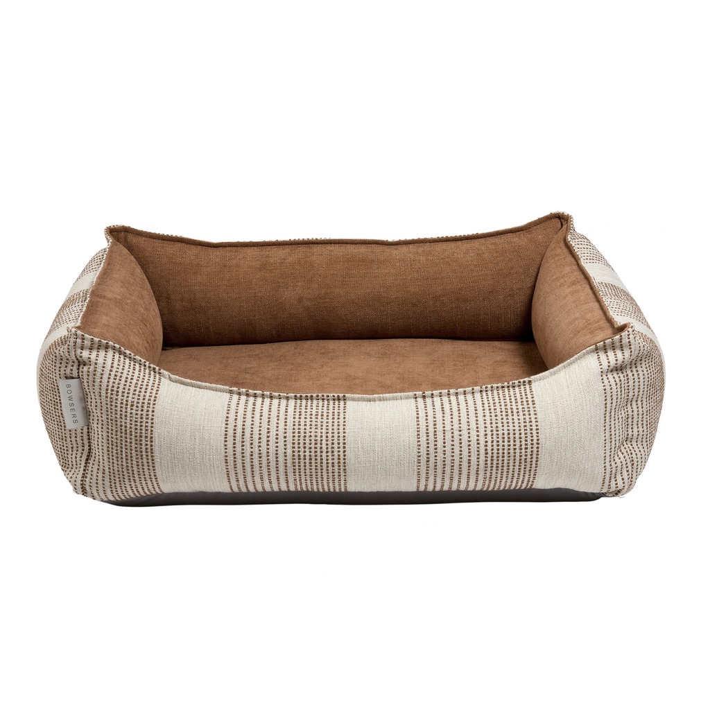 Bowsers Oslo Ortho orthopedic dog bed in Seashell fabric