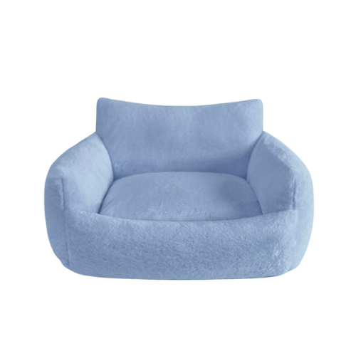 Hello Doggie Baby Sofa Dog Bed — Blue