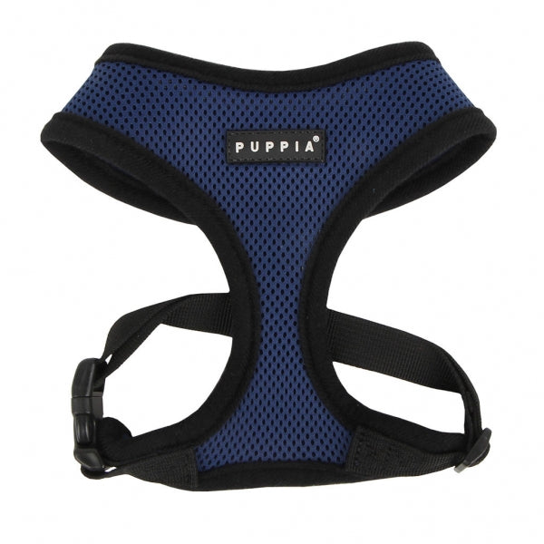 PUPPIA Soft Collar Air Mesh Adjustable Dog Harness — Royal Blue