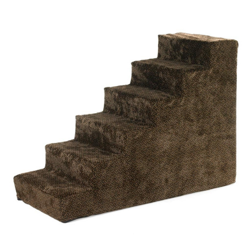 Bowsers Pet Products Dog Foam Steps — Chocolate Bones 6 Step