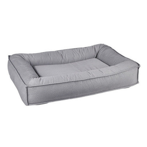 Bowsers Divine Futon Rectangular Bolstered Nesting Dog Bed — Shadow