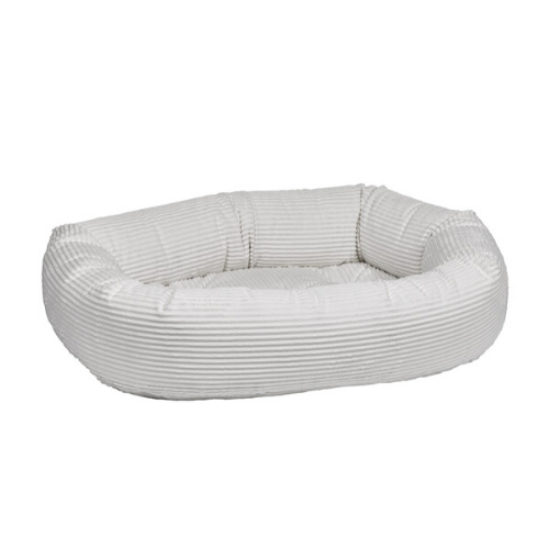 Bowsers MicroCord Nesting Donut Bolster Dog Bed — Marshmallow