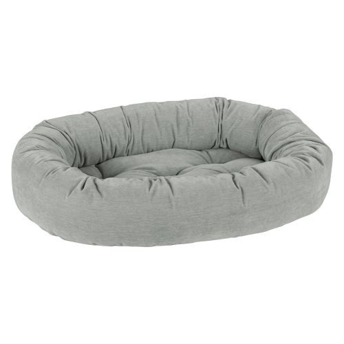 Bowsers Pet Chenille Donut Bolstered Nesting Dog Bed — Oyster
