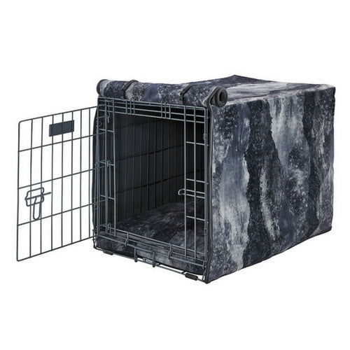 Bowsers Pet Products MicroVelvet Luxury Dog Crate Cover — Nightfall