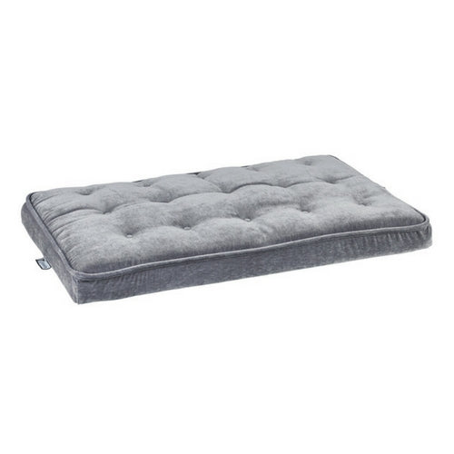 Bowsers Pet MicroVelvet Luxury Dog Crate Mattress Pad — Pumice Grey