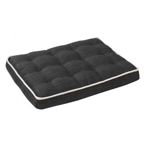 Bowsers MicroLinen Luxury Dog Crate Mattress Pad Bed — Storm