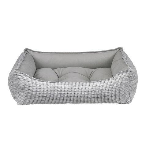 Bowsers Scoop Bolstered Nest Dog Bed — Glacier Chenille and Granite