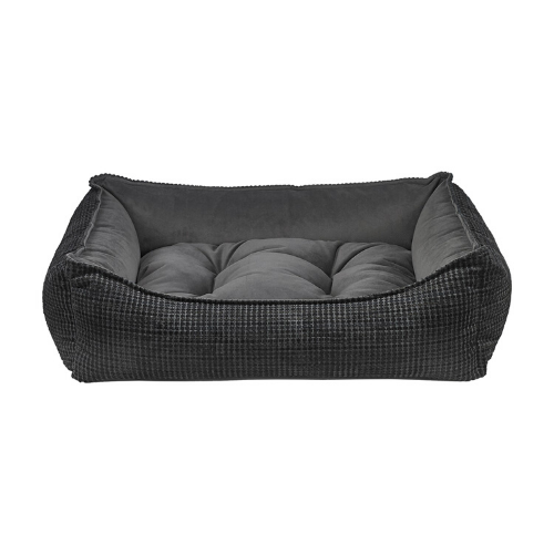 Bowsers Scoop Bolstered Nest Dog Bed — Iron Mountain Chenille and Ash