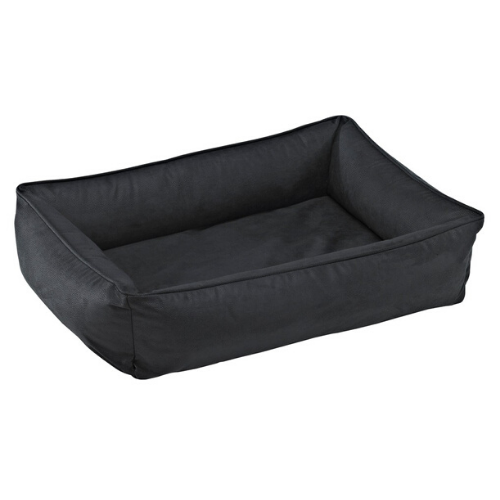Bowsers Faux Leather Urban Lounger Rectangle Nest Dog Bed — Rodeo