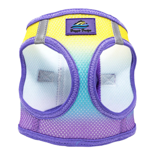 Doggie Design Ombre American River Dog Harness — Lemonberry Ice Front View