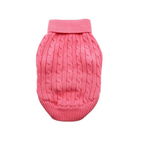 Doggie Design Cotton Cable Knit Turtleneck Dog Sweater – Fetch