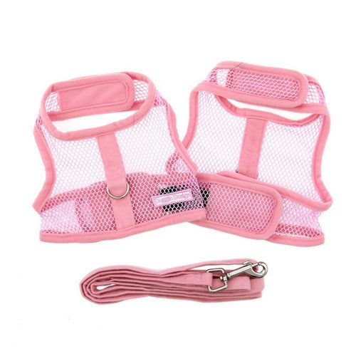 Doggie Design Cool Netted Mesh Dog Harness — Pink