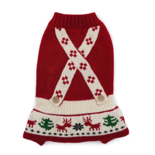 Dogo Pet Fashions Jolly Holiday Sweater Dress