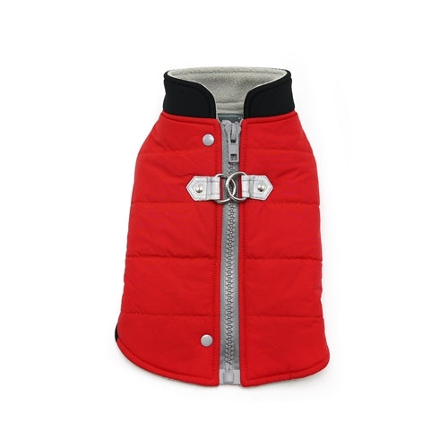 Dogo Pet Fashions Red Insulated Urban Runner Winter Dog Coat 