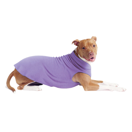 Gold Paw Series Stretch Fleece Pullover Dog Clothing — Lavender