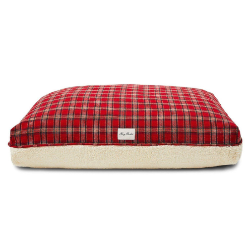 Harry Barker Plaid Sherpa Rectangular Cushion Dog Bed