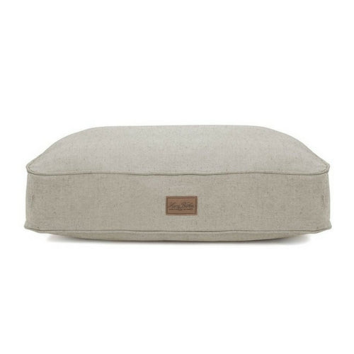 Harry Barker Tweed Rectangular Cushion Dog Bed — Grey