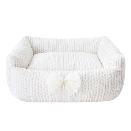 Hello Doggie Dolce Lounger Nesting Dog Bed — Ivory