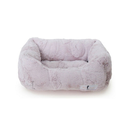 Hello Doggie Luxe Lounger Nesting Dog Bed Blush Small