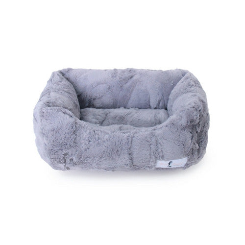 Hello Doggie Luxe Lounger Nesting Dog Bed Taupe Small
