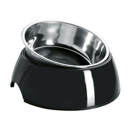 Hunter International Melamine Stainless Steel Dog Bowl Black