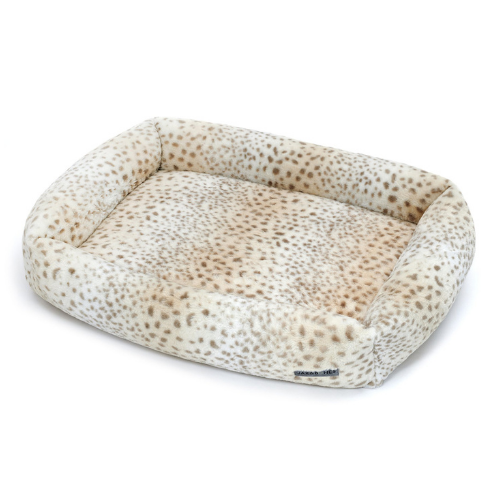 Jax & Bones Memory Foam Cuddler Dog Bed — Cheetah