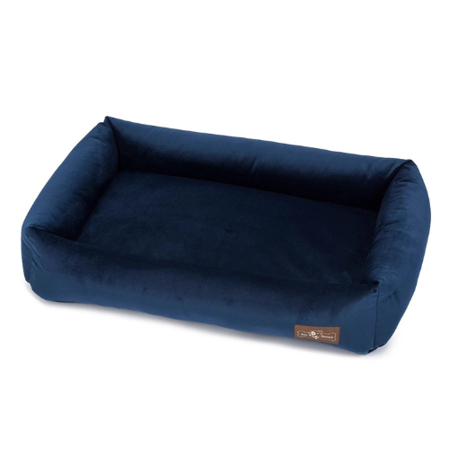 Jax & Bones Memory Foam Cuddler Dog Bed — Vintage Royal Blue