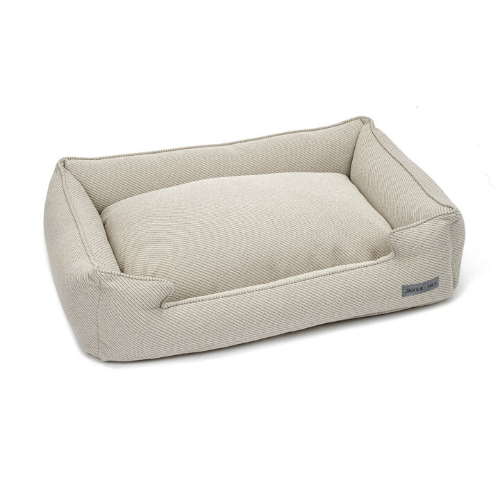 Jax & Bones Lounge Rectangular Nesting Dog Bed — Bailey Bisque