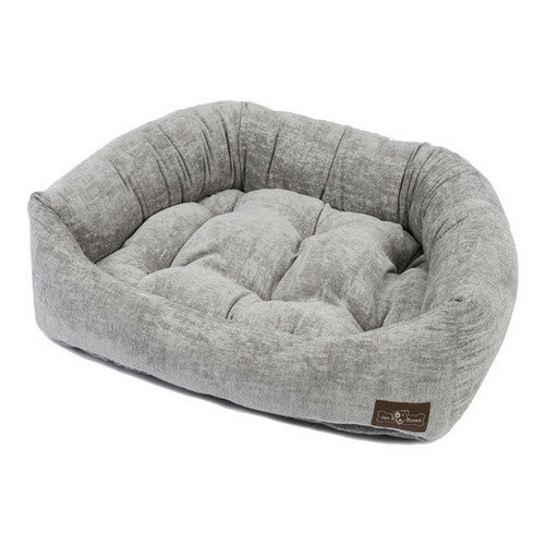 Jax & Bones Plush Velour Napper Nesting Dog Bed — Tuscany Ash