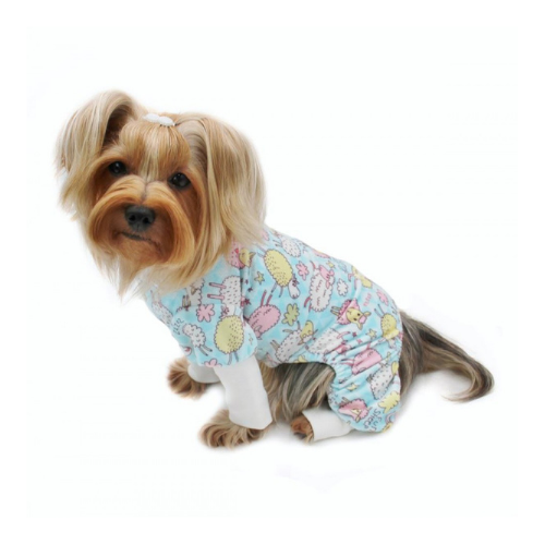 Klippo Pet Minky Stretch Four-Legged Dog Pajamas — Funny Sheep on Dog