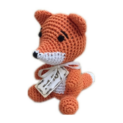 Fox Mirage Pet Products Knit Knacks Organic Cotton Dog Squeaky Toy