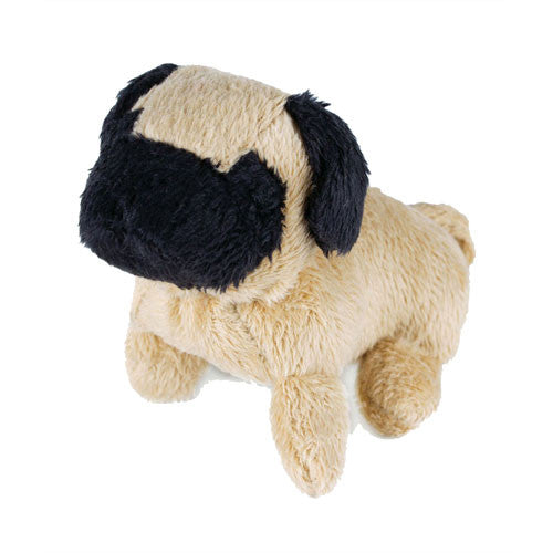 Oscar Newman Pipsqueak Puppy Small Breed Squeaky Dog Toy — Pug