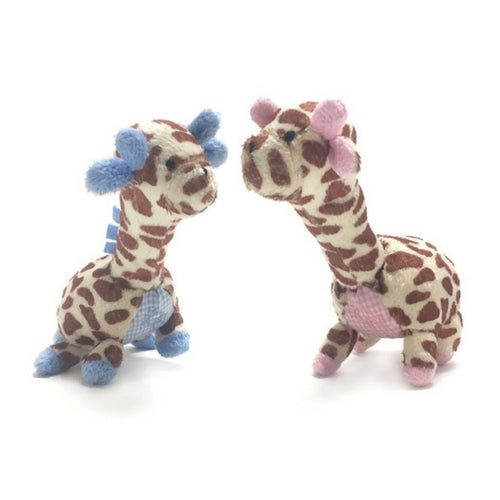 Oscar Newman Safari Pipsqueak Small Breed Squeaky Dog Toy — Giraffe