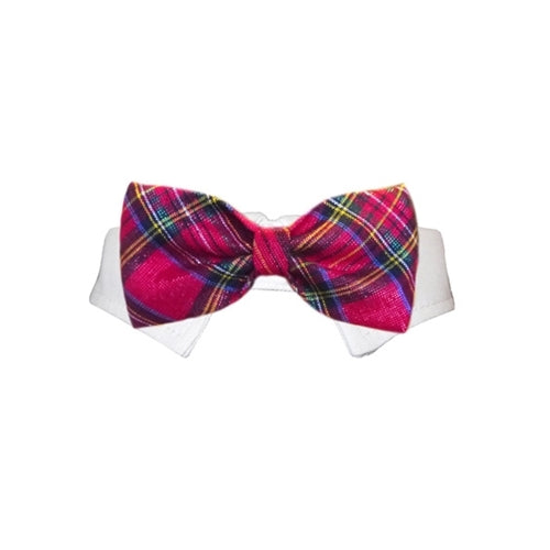 Pooch Outfitters Holiday Shirt Collar December Bow Tie Shirt Collar
