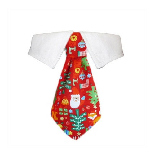 Pooch Outfitters Navidad Shirt Collar with Holiday Dog Tie