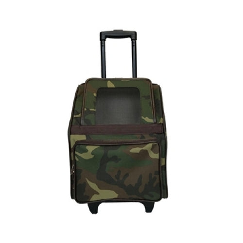 PETOTE Rio Roller Bag Dog Travel Carrier — Camouflage
