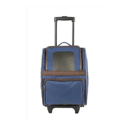 PETOTE Rio Roller Bag Dog Travel Carrier — Navy Blue
