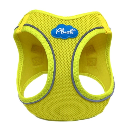 Plush Step In Air Mesh Vest Dog Harness — Blazing Yellow
